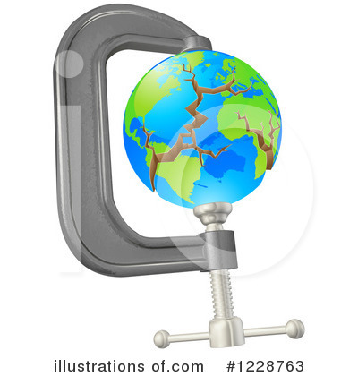 Royalty-Free (RF) Earth Clipart Illustration by AtStockIllustration - Stock Sample #1228763