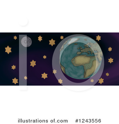 Royalty-Free (RF) Earth Clipart Illustration by KJ Pargeter - Stock Sample #1243556