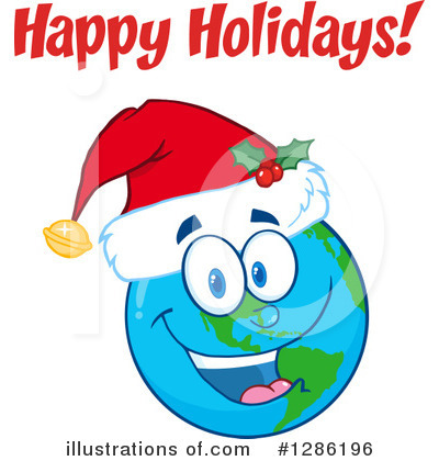 Happy Holidays Clipart #1286196 by Hit Toon