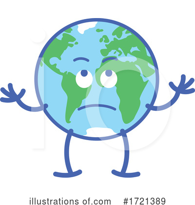 Royalty-Free (RF) Earth Clipart Illustration by Zooco - Stock Sample #1721389