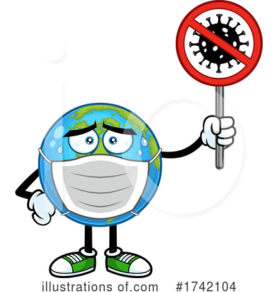 Royalty-Free (RF) Earth Clipart Illustration by Hit Toon - Stock Sample #1742104