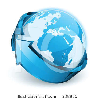Royalty-Free (RF) Earth Clipart Illustration by beboy - Stock Sample #29985