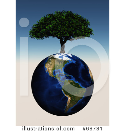 Royalty-Free (RF) Earth Clipart Illustration by ShazamImages - Stock Sample #68781
