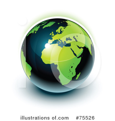 Royalty-Free (RF) Earth Clipart Illustration by beboy - Stock Sample #75526