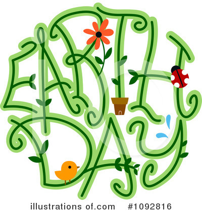 Royalty-Free (RF) Earth Day Clipart Illustration by BNP Design Studio - Stock Sample #1092816