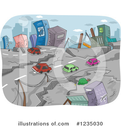 Royalty-Free (RF) Earthquake Clipart Illustration by BNP Design Studio - Stock Sample #1235030