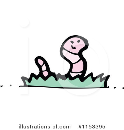 Royalty-Free (RF) Earthworm Clipart Illustration by lineartestpilot - Stock Sample #1153395