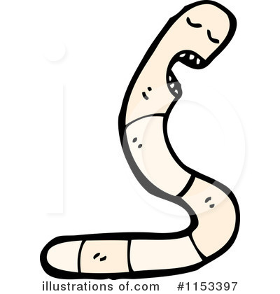 Royalty-Free (RF) Earthworm Clipart Illustration by lineartestpilot - Stock Sample #1153397