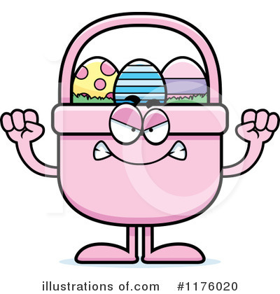 Easter Basket Clipart #1176020 by Cory Thoman