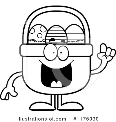 Royalty-Free (RF) Easter Basket Clipart Illustration by Cory Thoman - Stock Sample #1176030