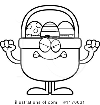 Royalty-Free (RF) Easter Basket Clipart Illustration by Cory Thoman - Stock Sample #1176031