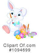 Easter Bunny Clipart #1094699 by Pushkin