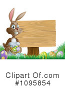 Easter Bunny Clipart #1095854 by AtStockIllustration