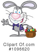Easter Bunny Clipart #1096620 by Hit Toon