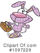 Easter Bunny Clipart #1097229 by toonaday