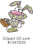 Easter Bunny Clipart #1097230 by toonaday