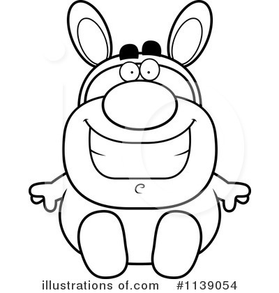 Royalty-Free (RF) Easter Bunny Clipart Illustration by Cory Thoman - Stock Sample #1139054