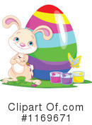 Easter Bunny Clipart #1169671 by Pushkin