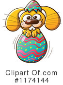 Easter Bunny Clipart #1174144 by Zooco