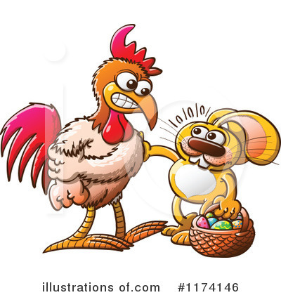Royalty-Free (RF) Easter Bunny Clipart Illustration by Zooco - Stock Sample #1174146
