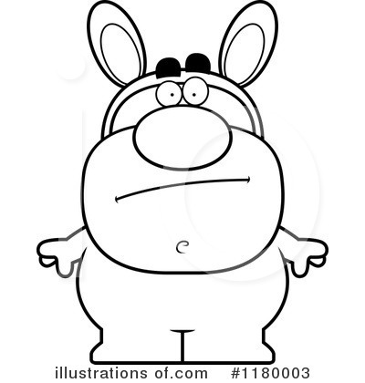 Royalty-Free (RF) Easter Bunny Clipart Illustration by Cory Thoman - Stock Sample #1180003