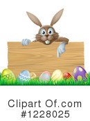 Easter Bunny Clipart #1228025 by AtStockIllustration