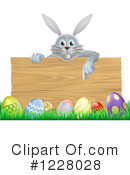 Easter Bunny Clipart #1228028 by AtStockIllustration