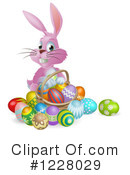 Easter Bunny Clipart #1228029 by AtStockIllustration
