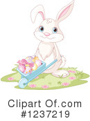 Easter Bunny Clipart #1237219 by Pushkin