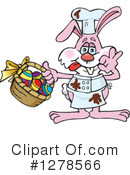 Easter Bunny Clipart #1278566 by Dennis Holmes Designs