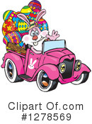 Easter Bunny Clipart #1278569 by Dennis Holmes Designs