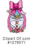 Easter Bunny Clipart #1278571 by Dennis Holmes Designs