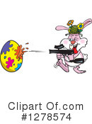 Easter Bunny Clipart #1278574 by Dennis Holmes Designs