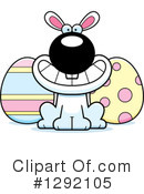 Easter Bunny Clipart #1292105 by Cory Thoman