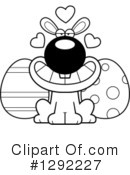 Easter Bunny Clipart #1292227 by Cory Thoman