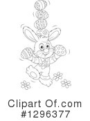 Easter Bunny Clipart #1296377 by Alex Bannykh