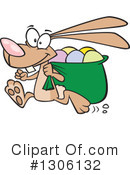 Easter Bunny Clipart #1306132 by toonaday