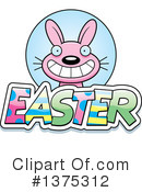 Easter Bunny Clipart #1375312 by Cory Thoman