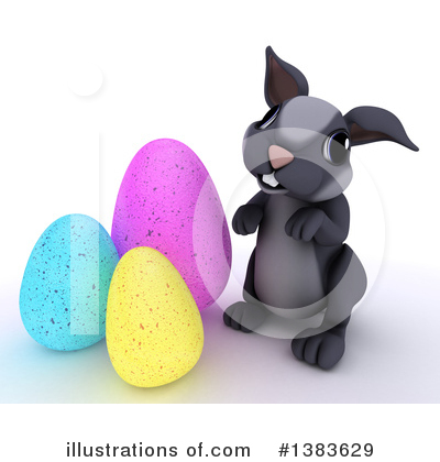 Easter Bunny Clipart #1383629 by KJ Pargeter