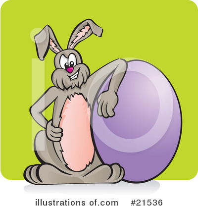 Royalty-Free (RF) Easter Bunny Clipart Illustration by Paulo Resende - Stock Sample #21536