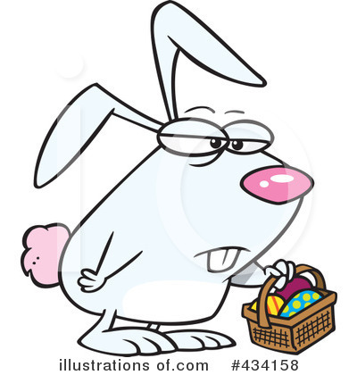Easter Bunny Clipart #434158 by toonaday