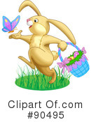 Easter Bunny Clipart #90495 by Pushkin
