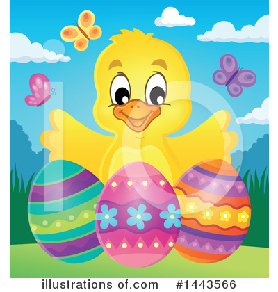 Easter Chick Clipart #1443566 by visekart
