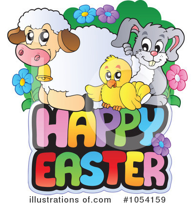 Royalty-Free (RF) Easter Clipart Illustration by visekart - Stock Sample #1054159