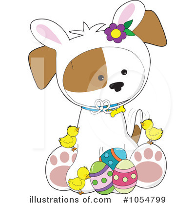 Easter Bunny Clipart #1054799 by Maria Bell