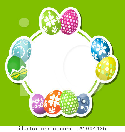 Easter Eggs Clipart #1094435 by KJ Pargeter