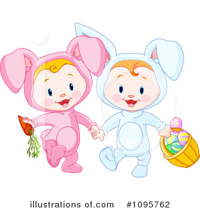 Easter Bunny Clipart #1095762 by Pushkin