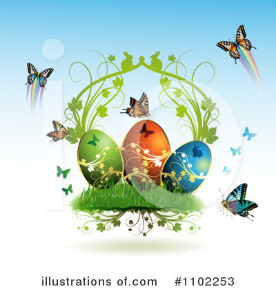 Royalty-Free (RF) Easter Clipart Illustration by merlinul - Stock Sample #1102253