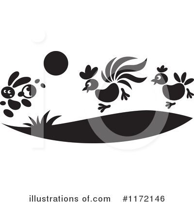 Rooster Clipart #1172146 by Alex Bannykh