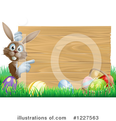 Easter Bunny Clipart #1227563 by AtStockIllustration